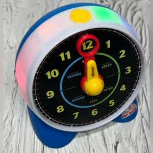 Best Learning Toy Clock Musical Talking Learn Tell Time Educational Sleep Mode